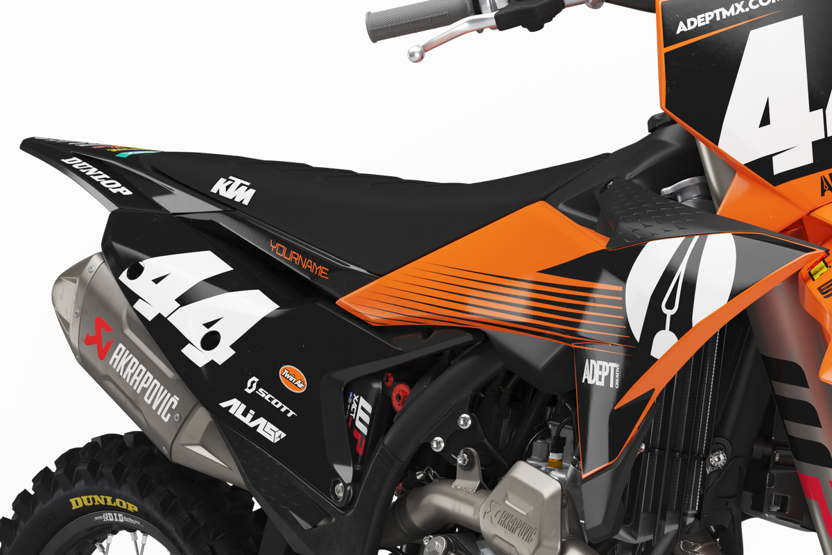 KTMページ Stompgrip - KTM 400 MXC 01-02 Dirt Bike 3D Griptape Kit (0044-4)