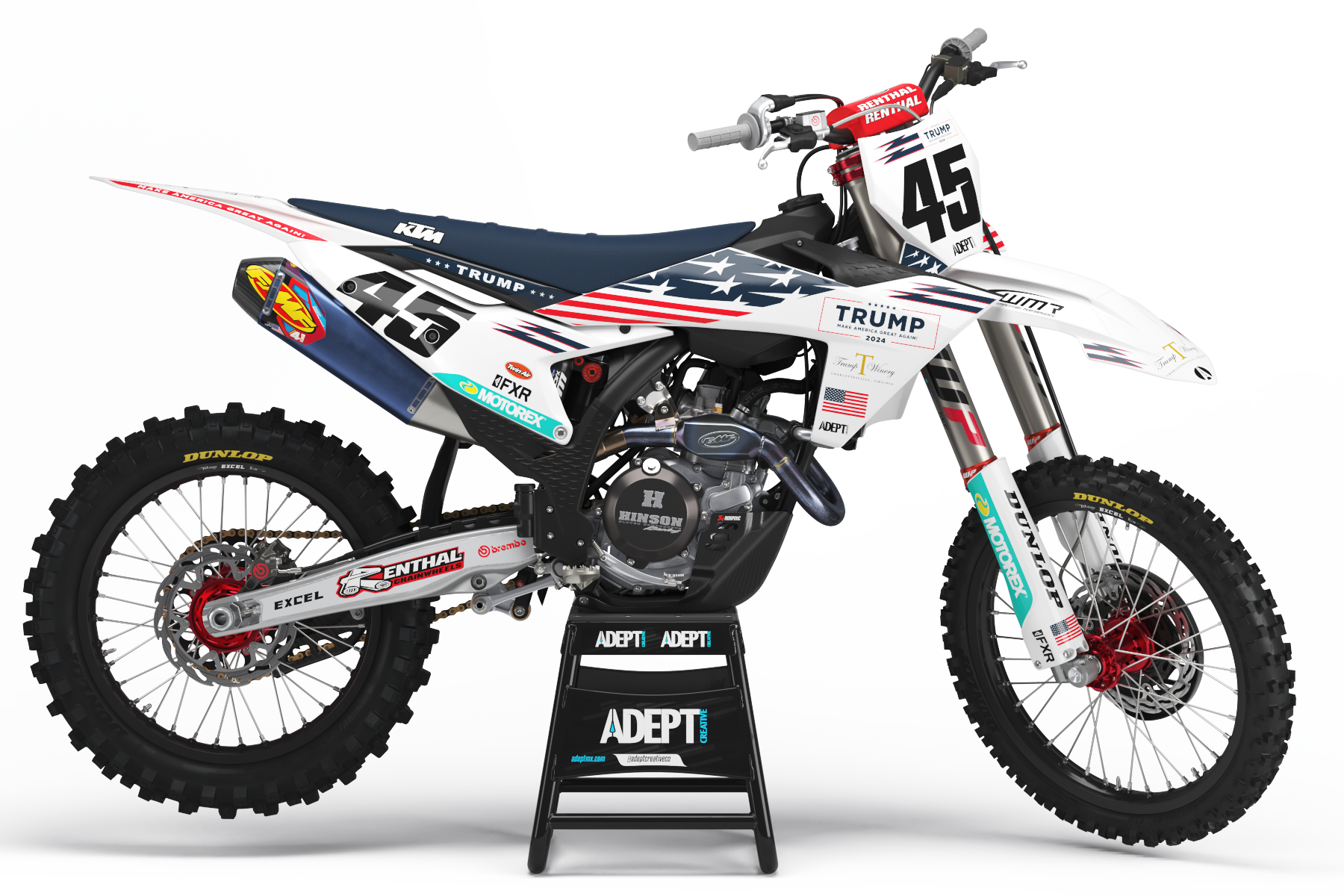 KTMページ SIGNATURE ORANGE/BLUE - KTM FULL GRAPHICS KIT – WIDEOPENGRAPHIX